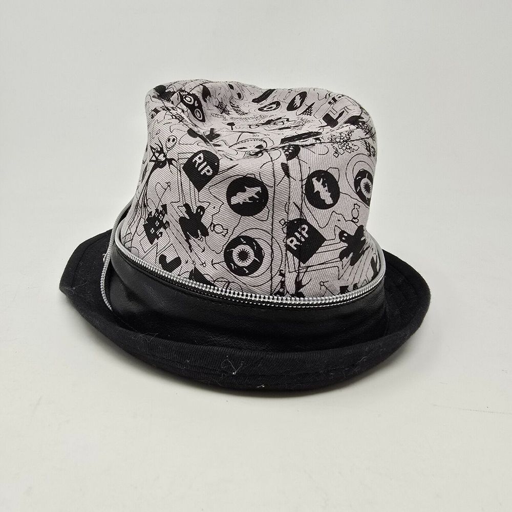 Disney Parks Nightmare Before Christmas Jack Skellington Fedora Hat Cap Adult OS - Picture 4 of 6